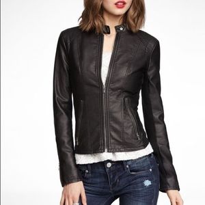 Express faux leather jacket